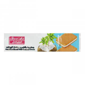 بیسکویت کرم دار نارگیلی شیرین عسل 120 گرمی